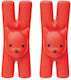 Alessi Klammern mit Magnet Rot 2Stück
