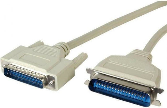 Tele Cable RS232 25-pin male to Parallel 36-pin male 10m (JCR-400) 1pcs