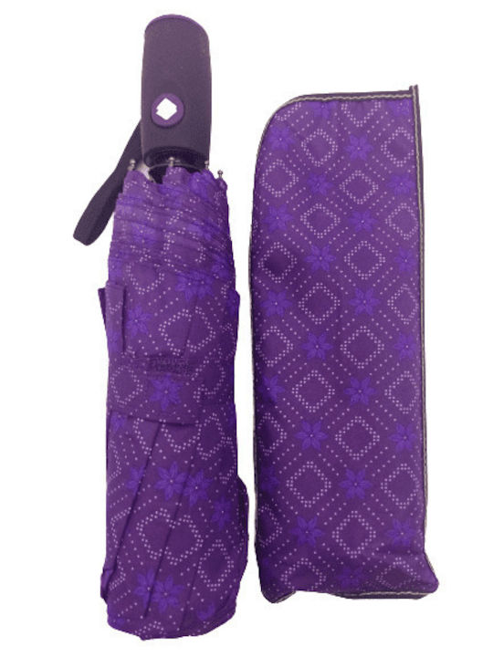 Automat Umbrelă de ploaie Compact Violet