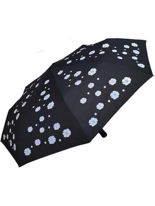 Automat Umbrelă de ploaie Compact Neagră