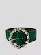Leather Women's Belt Green
