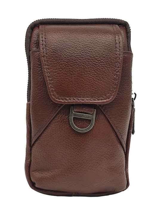 Leather Men's Bag Shoulder / Crossbody Brown