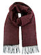 Men's Scarf Burgundy