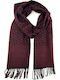 Fular bărbați Burgundy