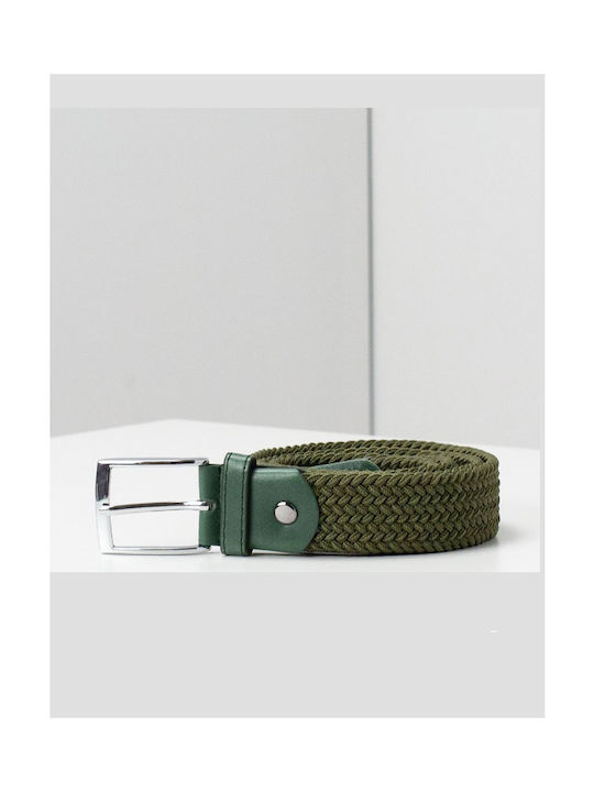 Sider Collection Men's Knitted Elastic Belt Khaki