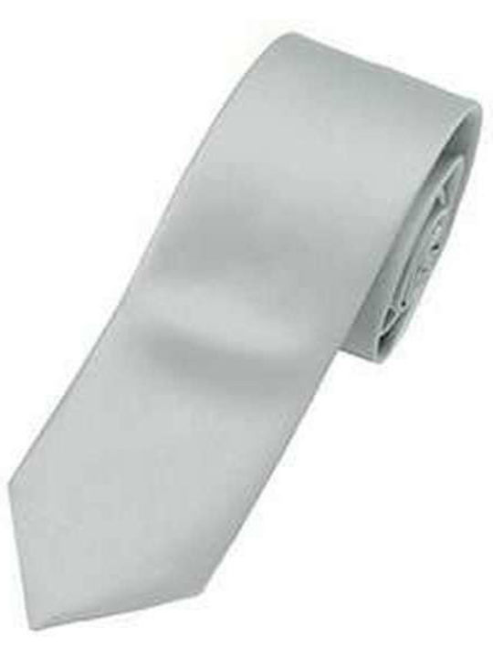 Senior Men's Tie Monochrome Silver