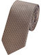 Epic Ties Silk Men's Tie Printed Brown