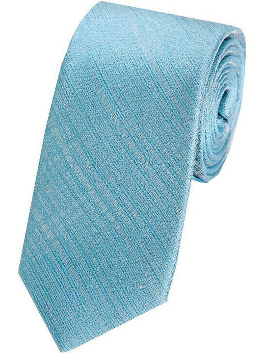Epic Ties Herren Krawatte Seide Monochrom in Türkis Farbe
