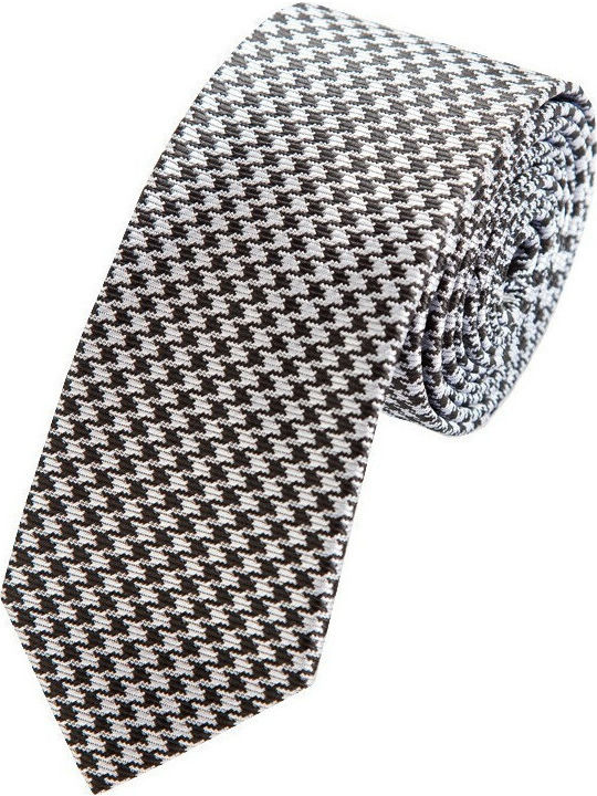 Epic Ties Men's Tie Silk Printed in Black Color