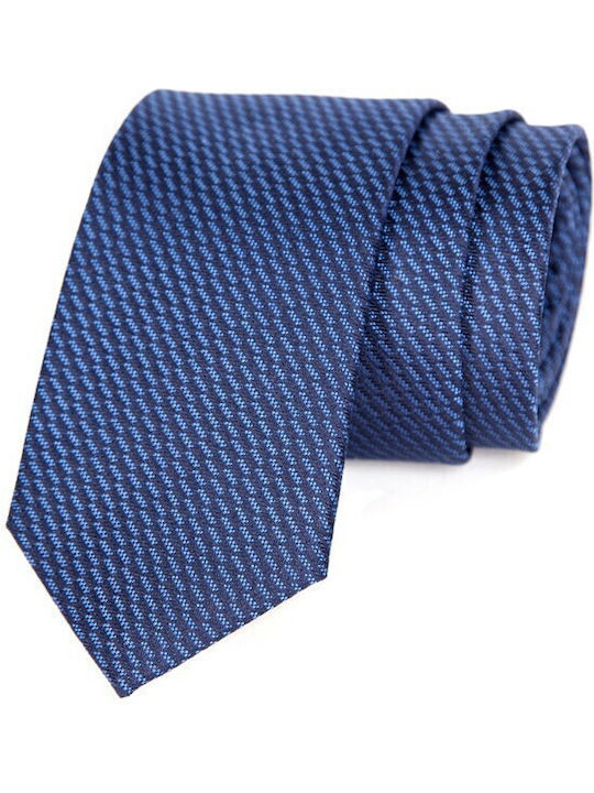 Epic Ties Men's Tie Silk Printed in Blue Color