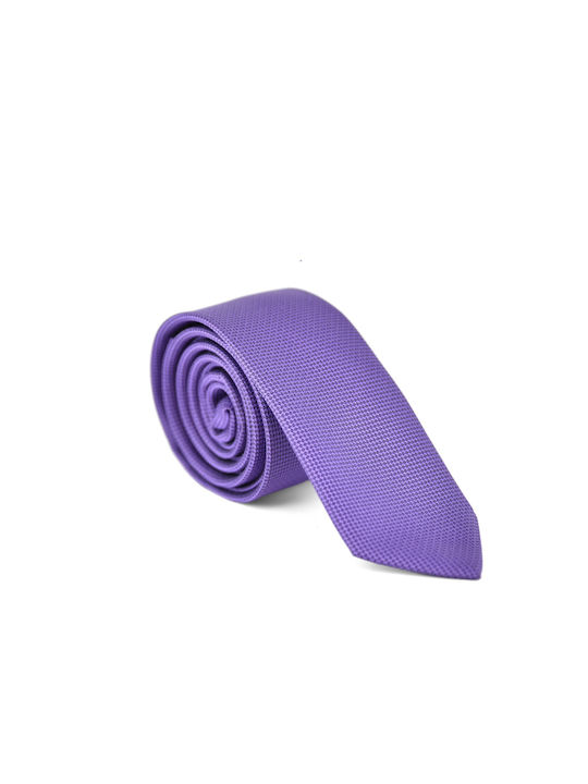 Cravată pentru Bărbați Monocromie în Culorea Violet