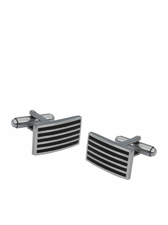 Cufflinks of Steel Black