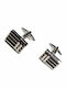 Cufflinks of Steel Black