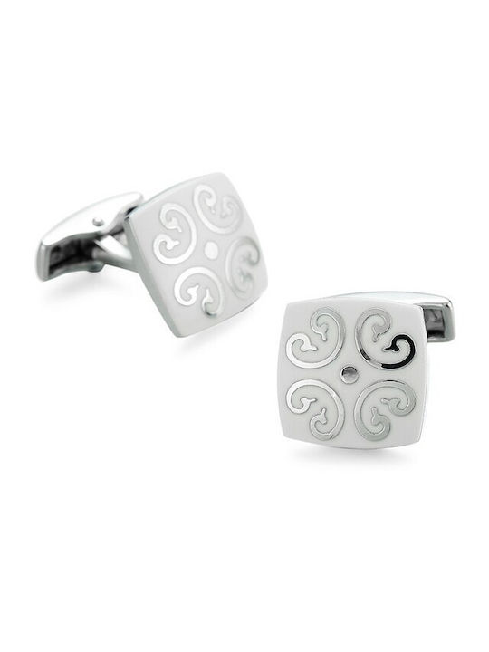 Cufflinks of Steel Silver