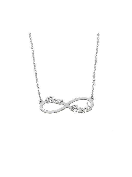 Necklace Infinity from Silver