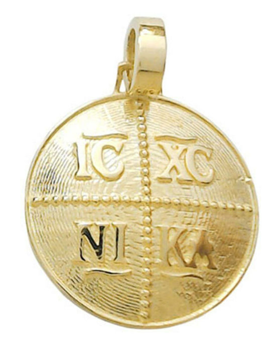 Goldjewels Κολιέ Κωνσταντινάτο Φυλαχτό από Χρυσό 14Κ Goldjewels Κολιέ Κωνσταντινάτο Φυλαχτό από Χρυσό 14Κ