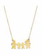 Goldjewels Charm Familie aus Vergoldet Silber