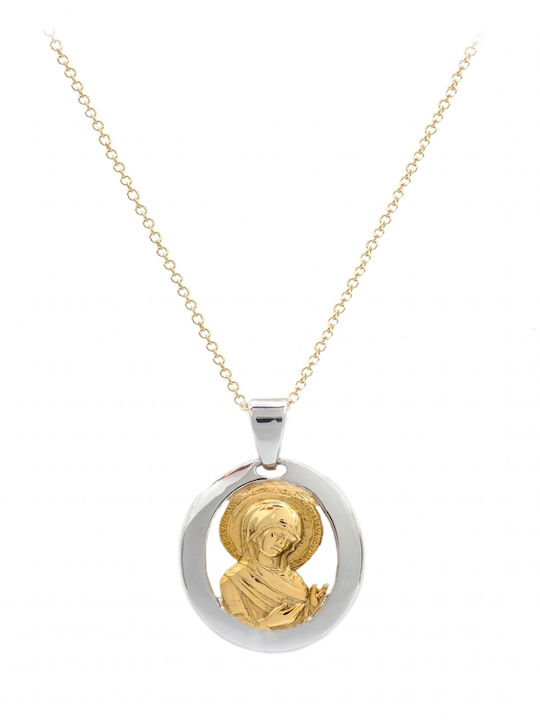 Fecioara Maria din Aur 14K