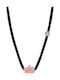 Abadianakis Abadianakis Halskette mit Tiara-Design aus Silber Rosa