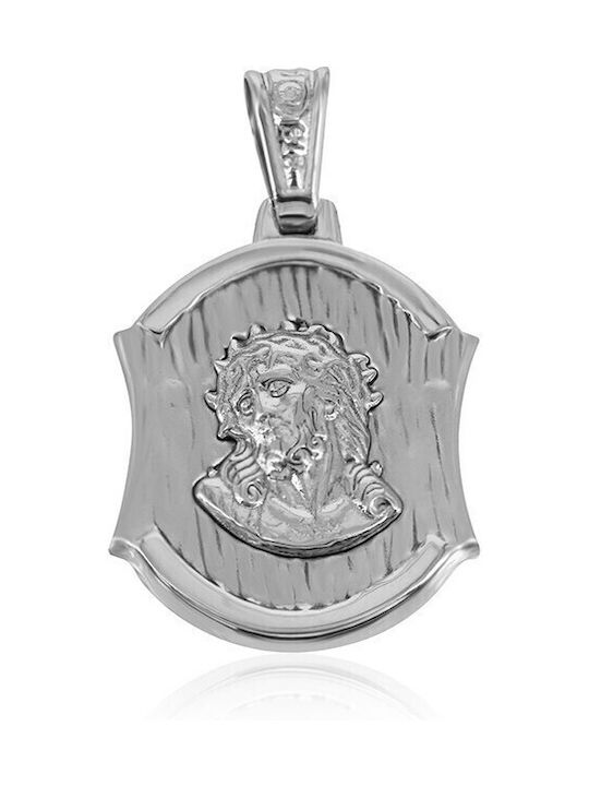 Vitopoulos Vitopoulos Charm Talisman Constantine Made of White Gold 14K