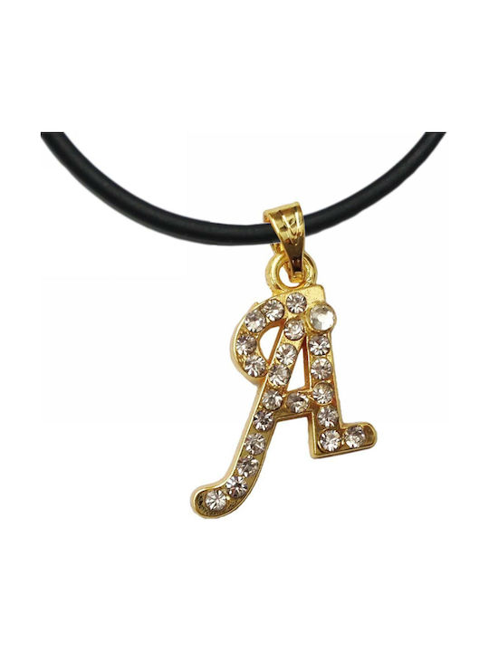 Necklace Monogram Gold Plated