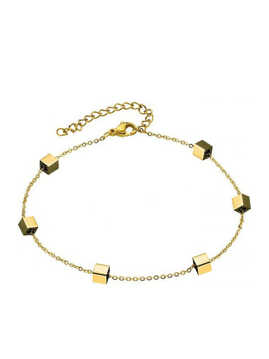 SOFI Gold Plated Stainless Steel Anklet 27cm