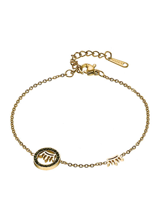 Bracelet Chain made of Steel Gold Plated