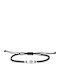 Moero Women's Bracelet Macrame with design Eye made of Cord
