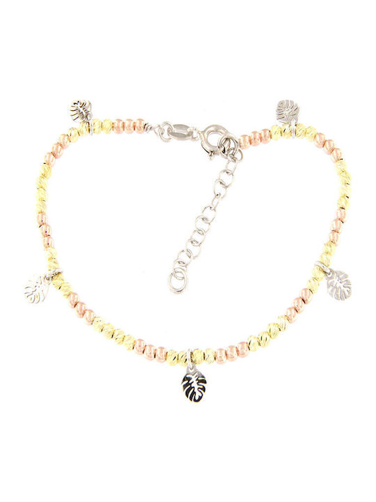Preziosa Damen Armband Kette aus Silber Vergoldet
