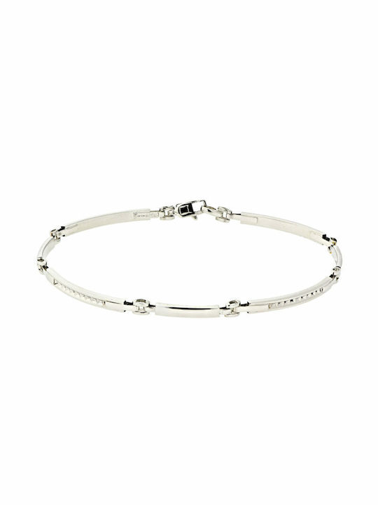 Damen Armband aus Weißgold 9K