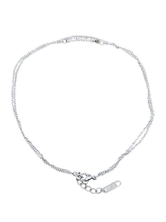 Piercing.gr Fußarmband aus Edelstahl