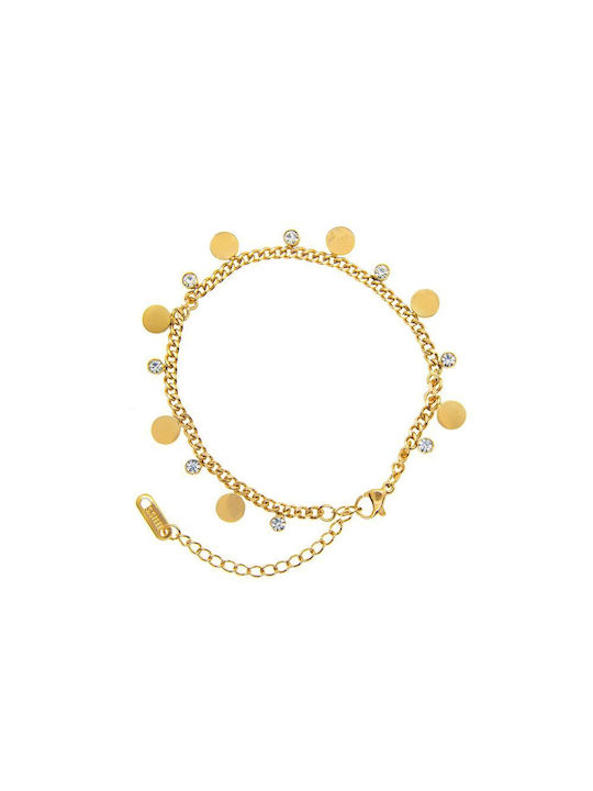 Bracelet Chain made of Steel Gold Plated