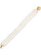 Margaritari Women's Bracelet Set in 14K Gold with Pearls 6.5cm
