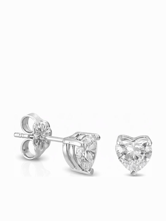 FenixJewelry Earrings made of White Gold with Stones