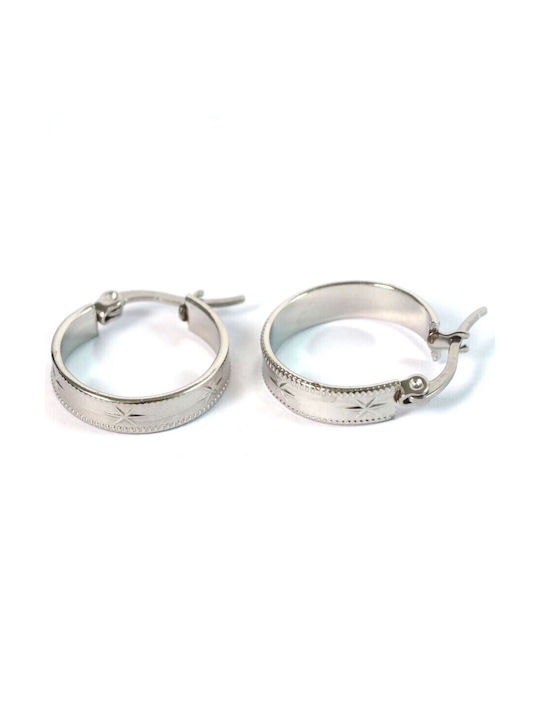 Earrings Hoops made of Steel