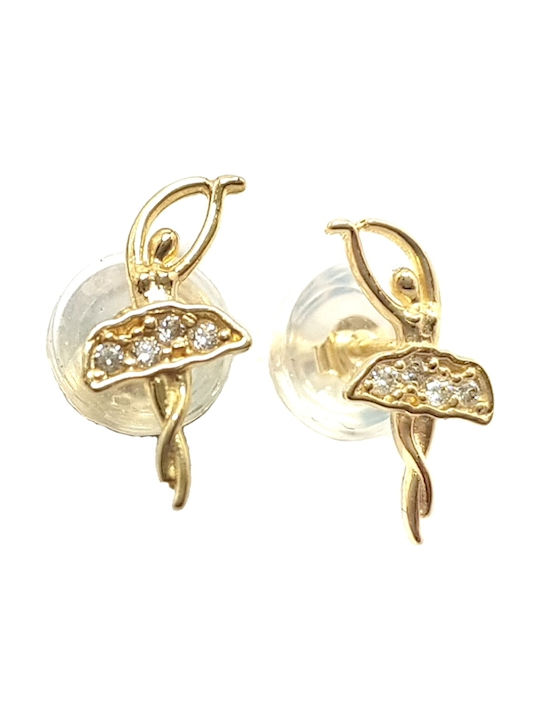 Earrings made of Gold 14K