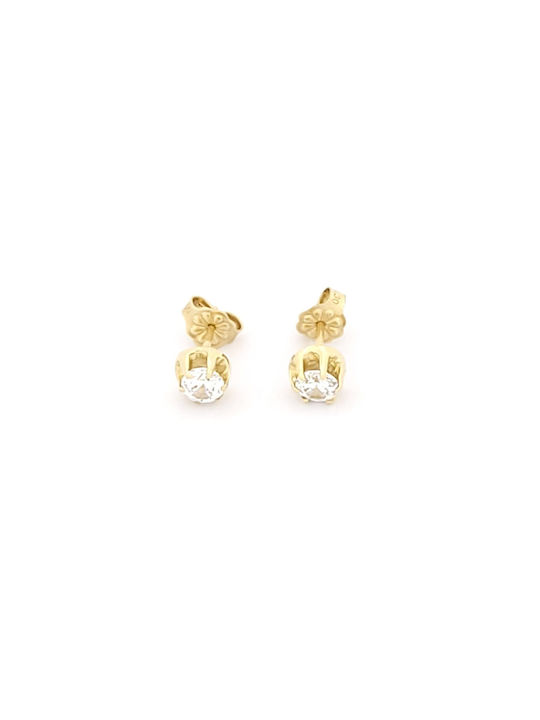 Kirkikosmima Earrings made of Gold 14K with Stones