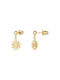 Daisy Earrings Pendants Gold Plated