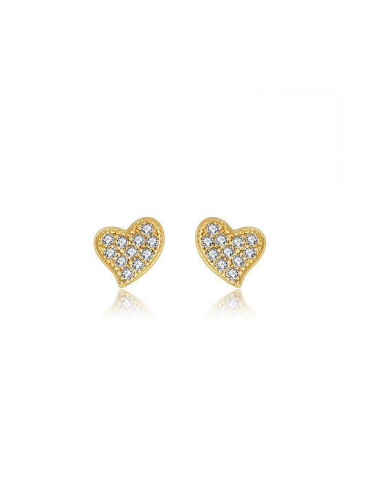 Earrings made of Silver Gold Plated