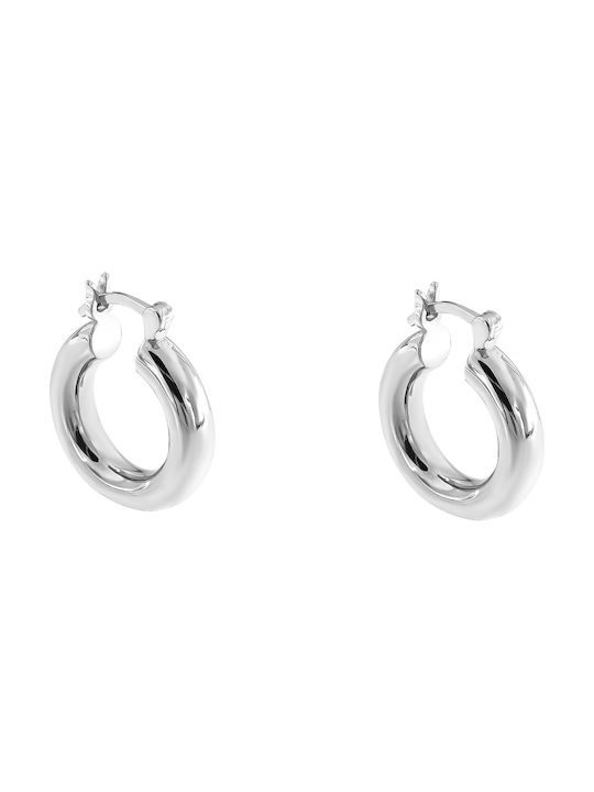 Earrings Hoops made of Silver