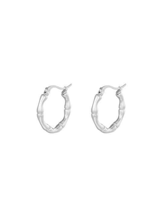 Earrings Hoops from Steel Gold Plated