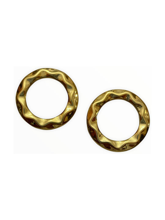 Earrings made of Steel Gold Plated