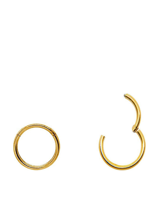 Piercing.gr Cercei Titan Placat cu aur