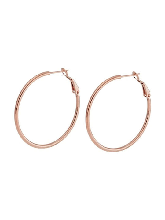 Earrings Hoops made of Steel Gold Plated