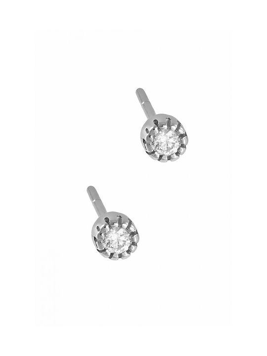 Earrings made of Platinum with Diamond