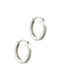 Earrings Hoops made of Platinum