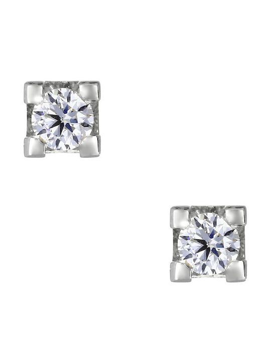 Earrings made of Platinum with Diamond