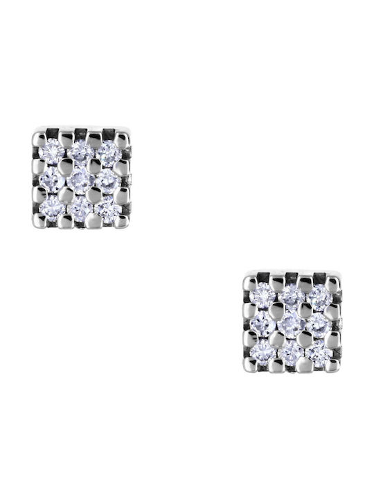 Earrings made of Platinum with Diamond