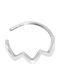 Nose Hoop Earring in 14K Platinum