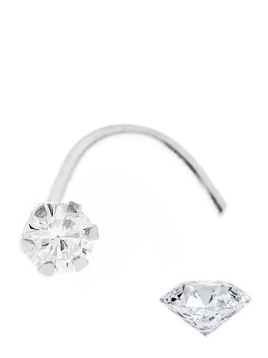 Inel pentru Nas din Platină 14K